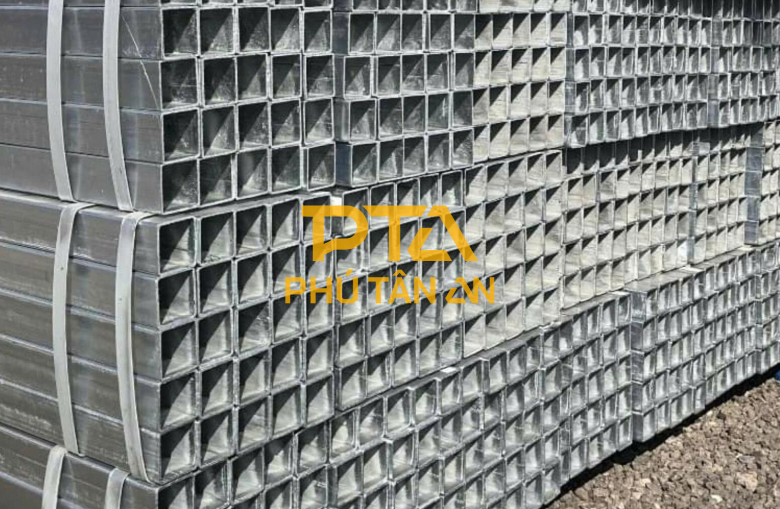 Thép hộp mạ kẽm 75×75